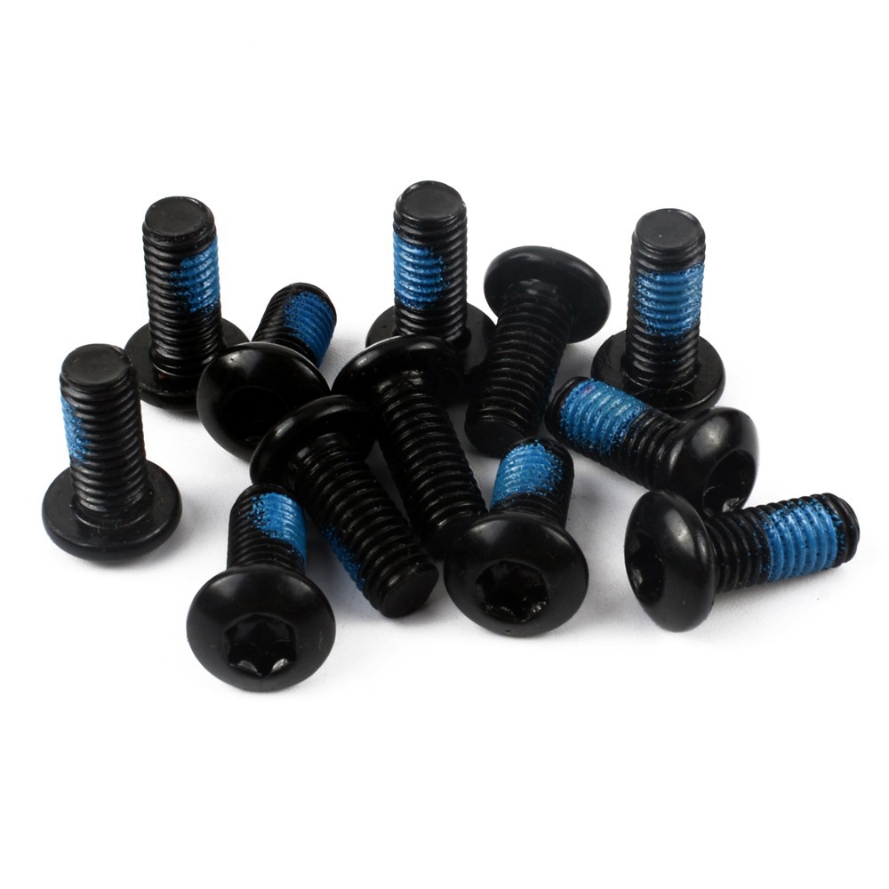 Set 12 Ốc Vít M5X0.8P T25 Bằng Thép Không Gỉ Cho Đĩa Phanh Xe Đạp Leo Núi