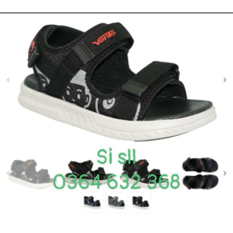 Sandal Vento trẻ em Chính hãng bền đẹp SD-NB82 Đen/xanh/xám