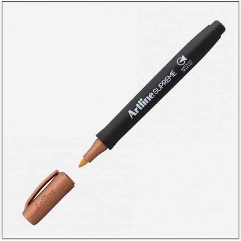 Bút màu nổi viết vẽ trên mọi chất liệu Artline Supreme EPF-790 - Màu nâu nhũ (Metallic Brown)