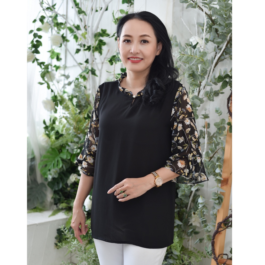 Madam Sotoni - Thời trang trung niên - Áo kiểu nữ trung niên - TDTL12