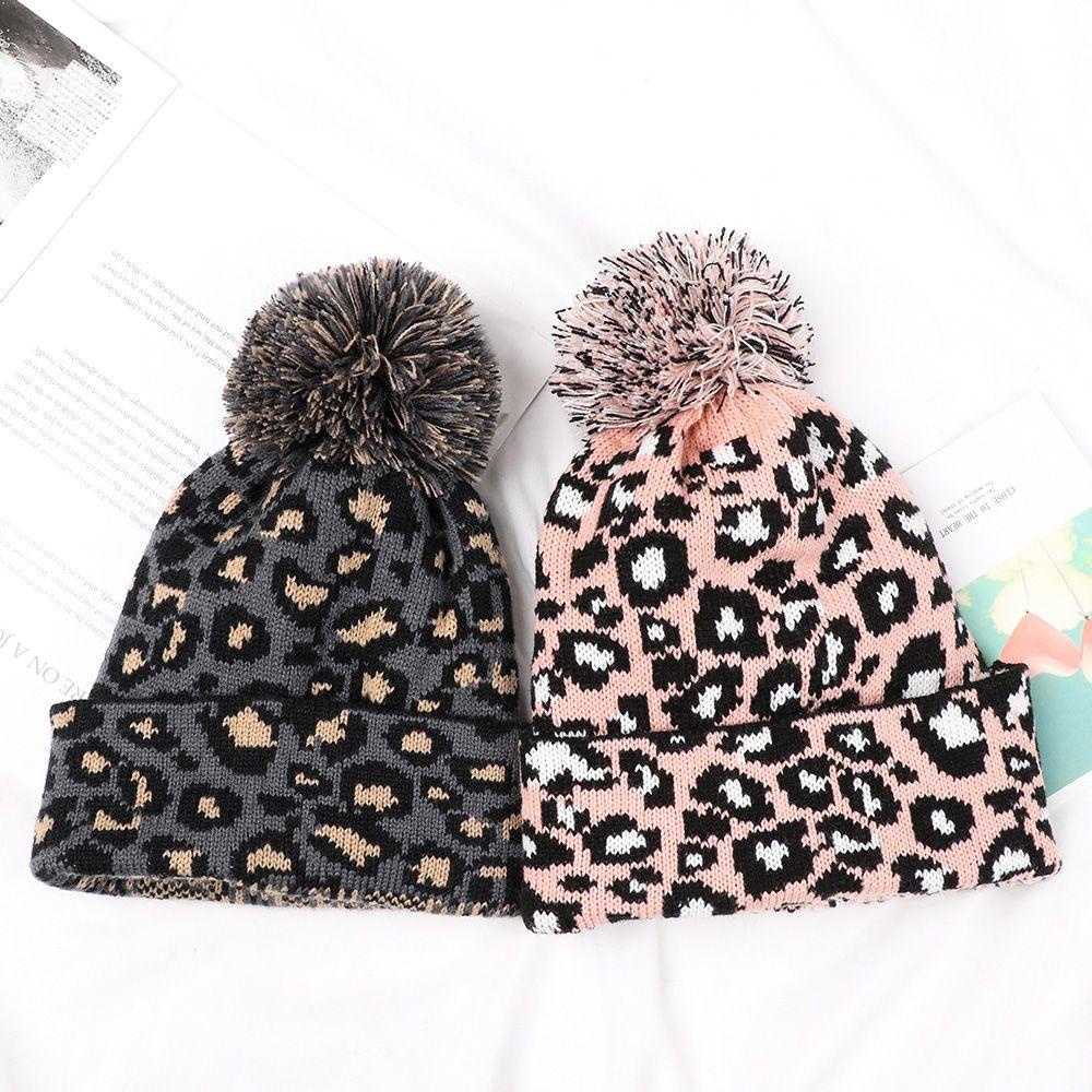 SUMU Mũ Len Beanie Mềm Đính Quả Bông