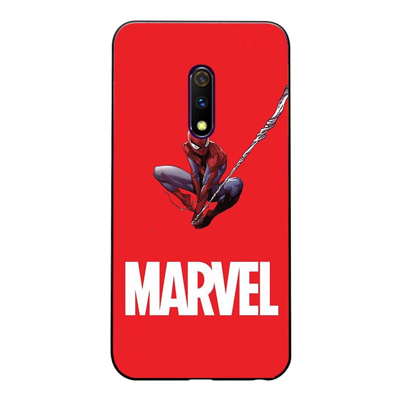 Ốp điện thoại mềm in hình ảnh truyện tranh Marvel của Mỹ S182 cho Realme C2 C3 2 3 5 6 Pro 5i 5S X Lite Q XT X2 X50 A5