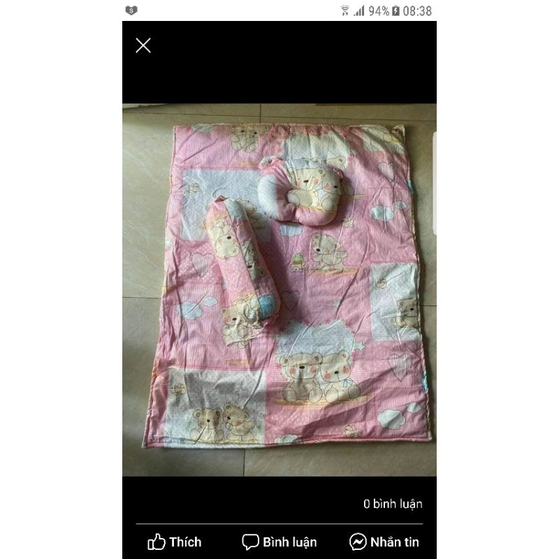Bộ mền gối cho trẻ sơ sinh