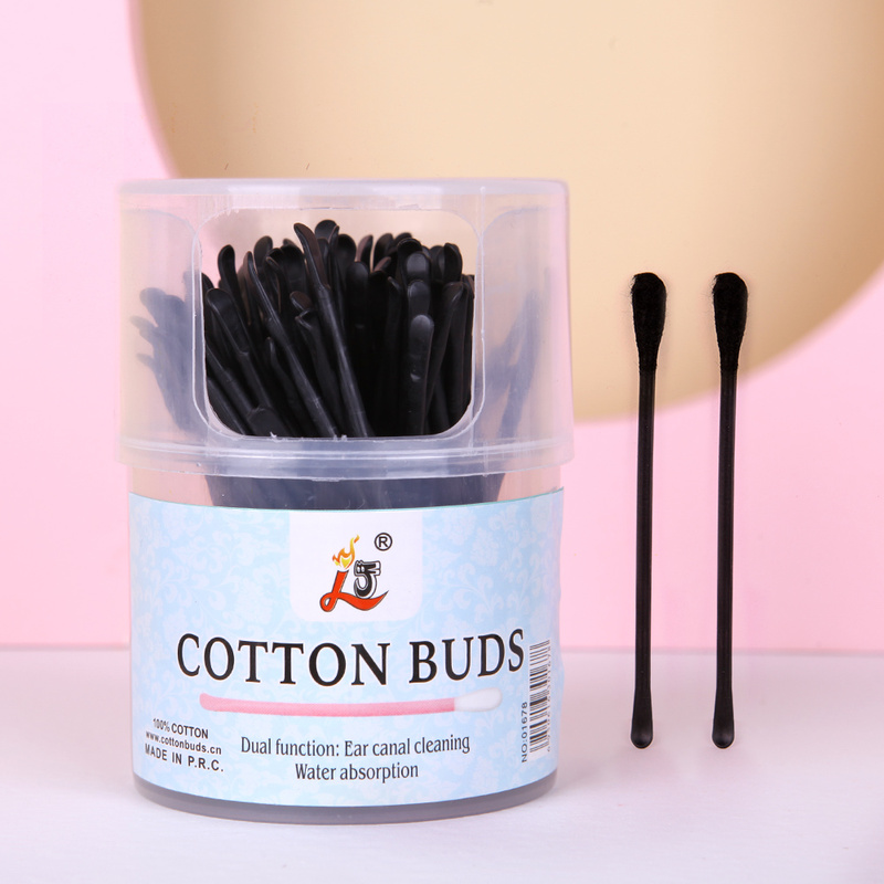 [Hàng mới về] Hộp 100 tăm bông lấy ráy tai và làm sạch lỗ xỏ tai 2 trong 1 đa năng