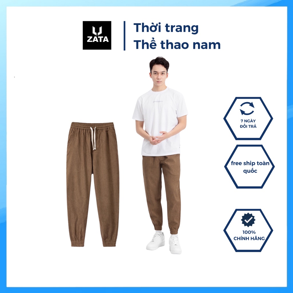 Quần Jogger nhung tăm ZATA 5 màu S1