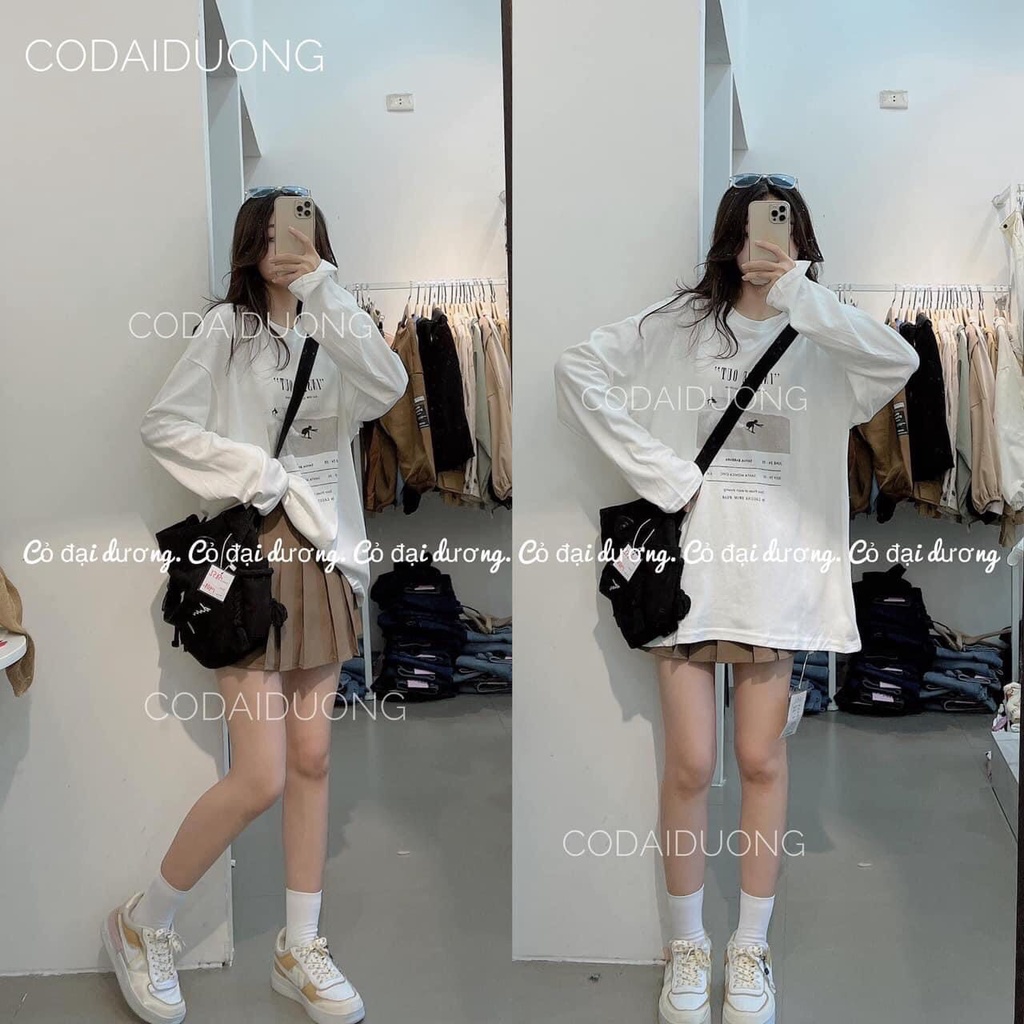 Áo Thun Tay Dài Nữ Đẹp Free Ship Toàn Quốc, Áo Thun Nữ Chất Liệu Đẹp Giá Rẻ Dễ Phối Đồ