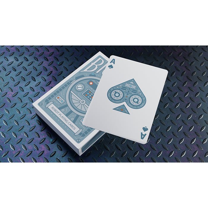 Bài tây ảo thuật chính hãng từ Mỹ: Bicycle Robot Playing Cards (Factory Edition)