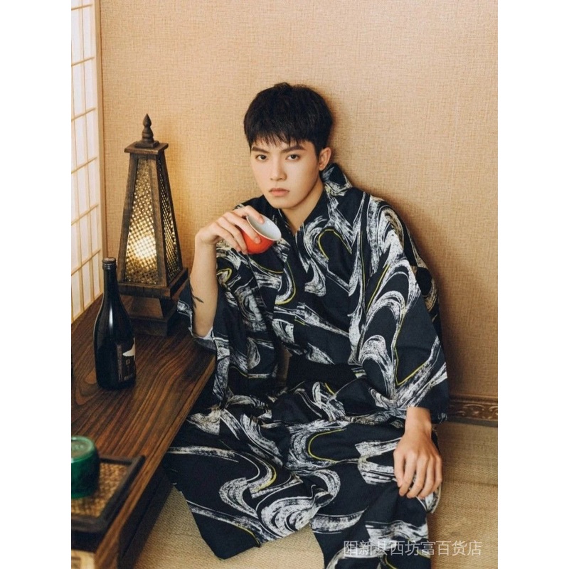 Áo Kimono Truyền Thống Nhật Bản Phong Cách Samurai Cho Nam