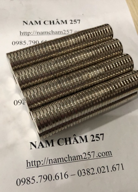 [Xả Kho]30 viên Nam châm đất hiếm 20x3mm,nam châm trắng 20x3 dùng trong trang trí