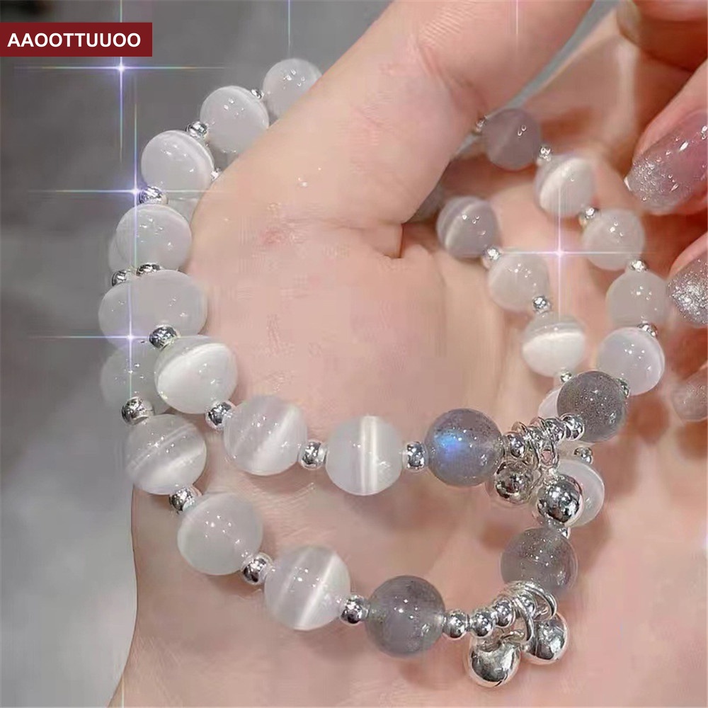 Vòng Tay Đá Mắt Mèo Giả Thời Trang Cho Cặp Đôi