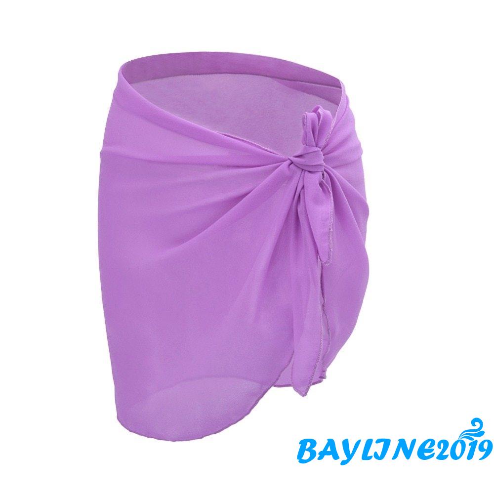 Chân váy chiffon màu trơn quyến rũ cho nữ