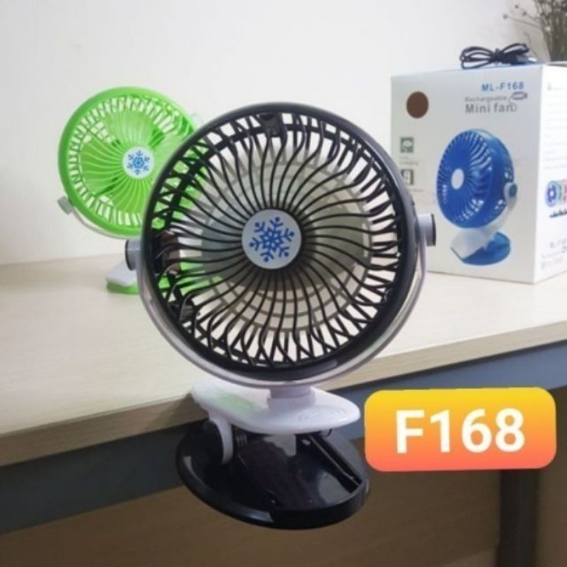 Quạt Sạc Mini Kẹp Bàn ML - F168