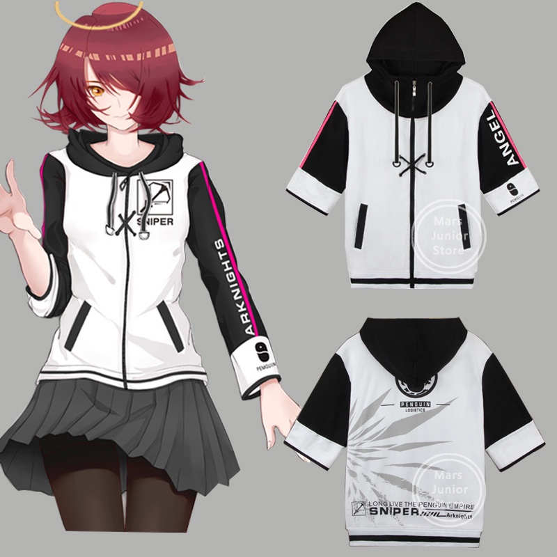 Áo Hoodie Tay Dài Cosplay Nhân Vật Game Arknights Exusai