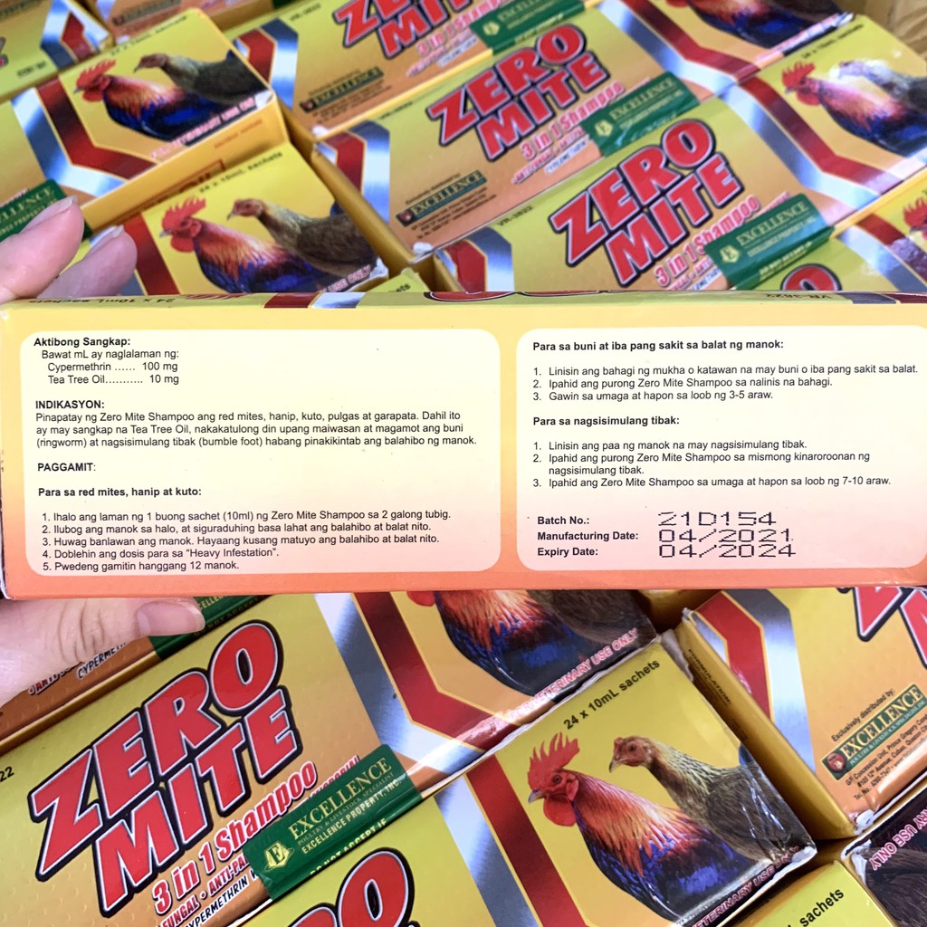 1 HỘP ZEROMITE XÀ BÔNG TẮM GÀ