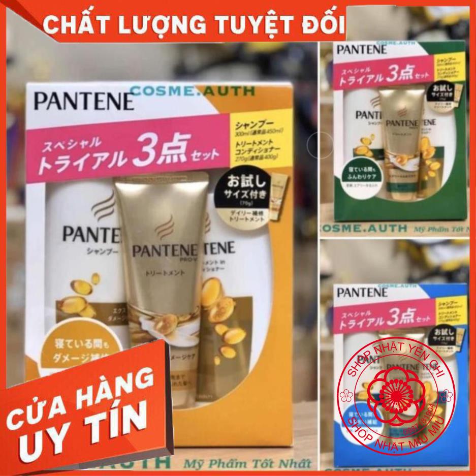 Mẫu mới - Set 3 bộ dầu gội xả Pantene Nhật Bản