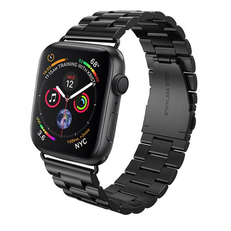 Dây Đeo Inox Sang Trọng Cho Đồng Hồ Thông Minh apple watch Series 5 4 3 SE 6 40mm 44mm