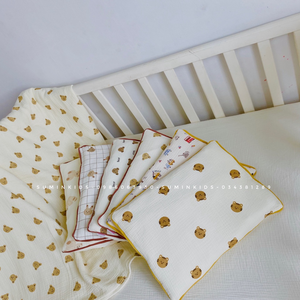Gối xô cho bé, gối đầu cho bé, gối nằm cho bé từ 0 - 5 tuổi