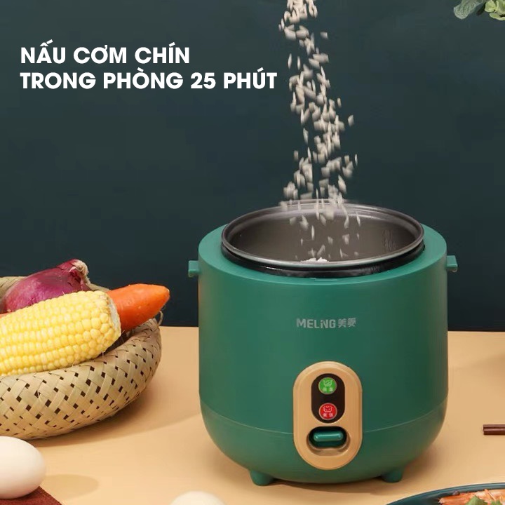 Nồi cơm điện mini BEAR-DFB-B12K2 - Thể tích 1.2L Dành cho 1-3 người ăn - BH 6 tháng