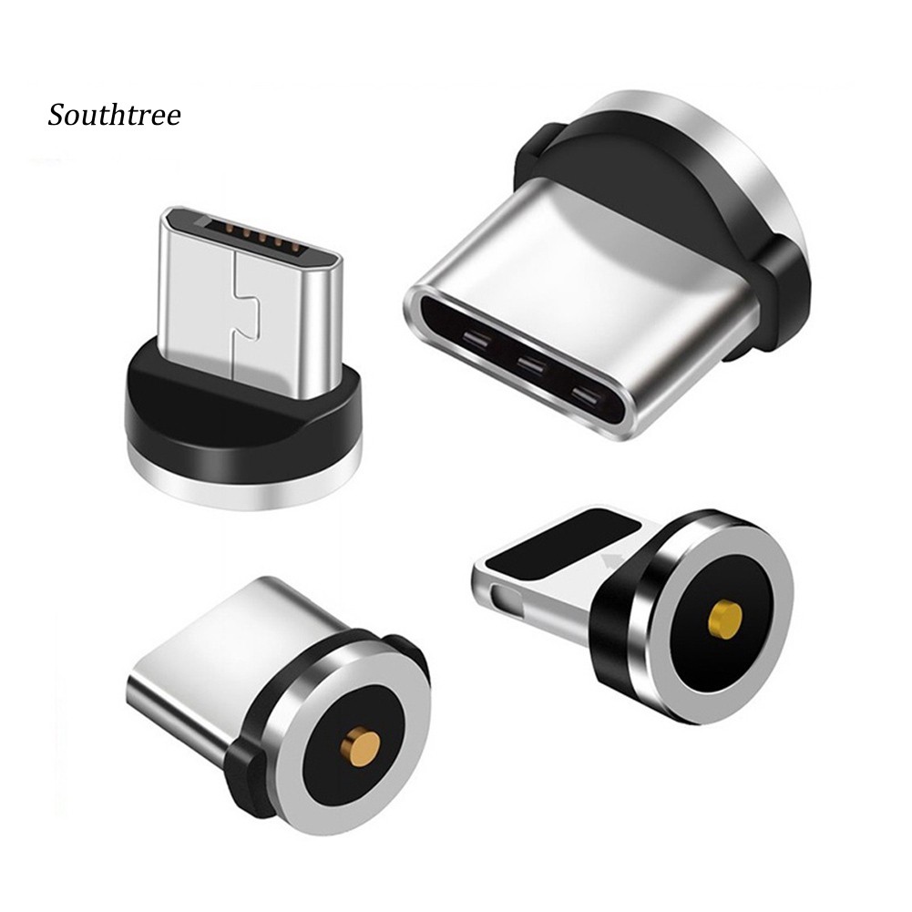 Dây cáp sạc tròn hút nam châm đầu USB Type C cho điện thoại