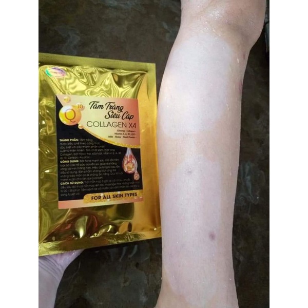 Tắm trắng collagen x4