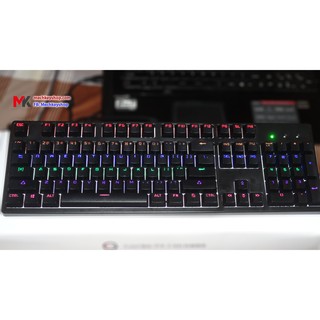 Bàn phím cơ everglide e300 - black switch gateron - led rainbow
