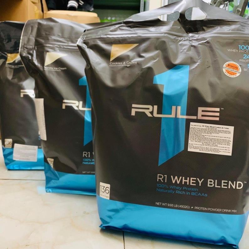 Sữa Tăng Cơ, Phát Triển Cơ, Bổ Sung Protein Rule 1 Blend 10Lbs
