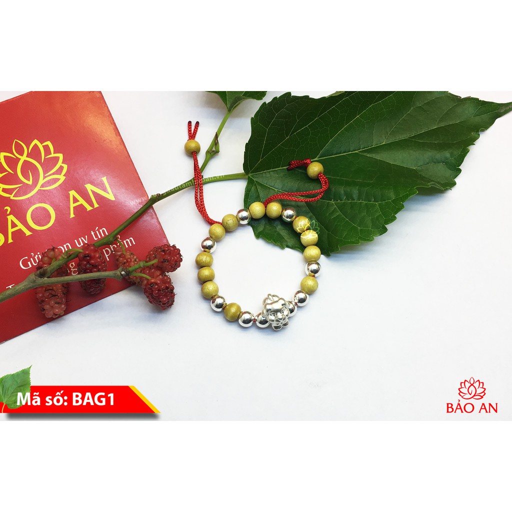 Vòng Dâu Tằm Đính Bạc Dành Cho Bé Gái 2018 – Mã số BAG1