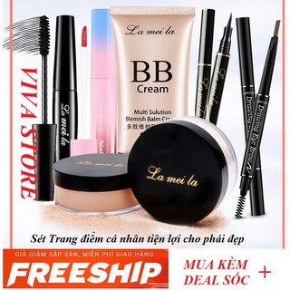 Bộ trang điểm cá nhân lameila 6 món