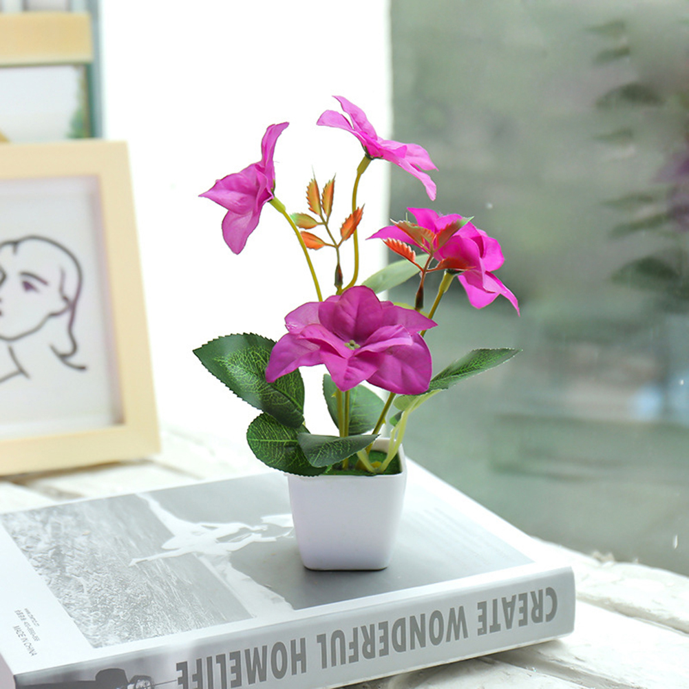 Chậu hoa giả bằng nhựa trang trí sân vườn/trong nhà/tiệc