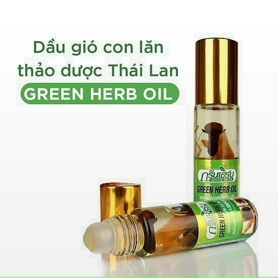 Dầu Nhân Sâm Ginseng Green Herb Oil 8ml Thái Lan Dạng Lăn