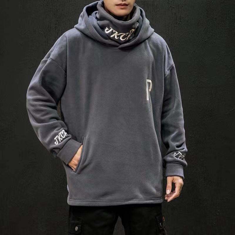 Áo hoodie nam bằng nhung size lớn 8xl 50-150kg phong cách thể thao