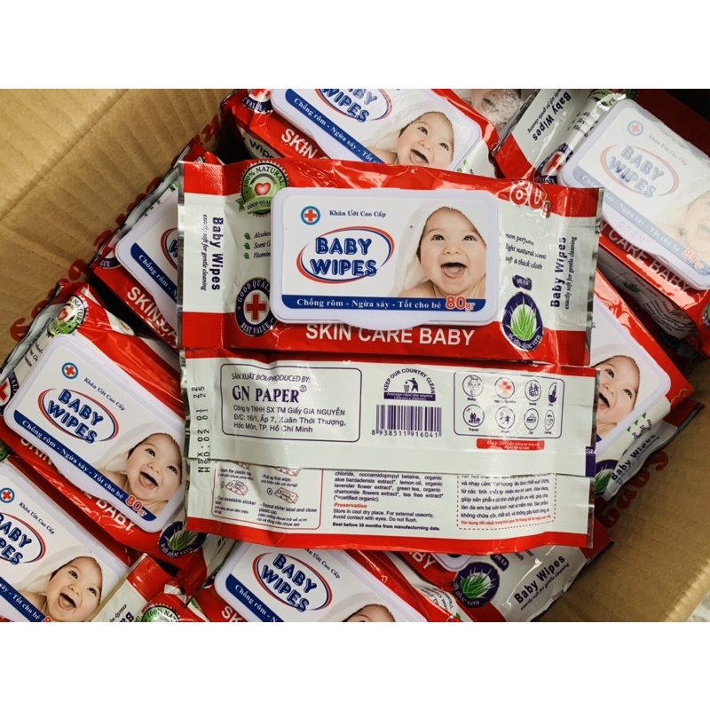 Combo 10 gói khăn ướt Baby Winpes 80g siêu tiết kiệm