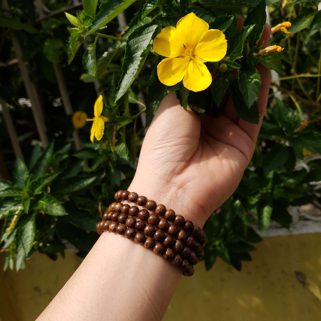 Vòng Tay Trầm Hương MTH JEWELRY Chuỗi Tràng Hạt 108 6/7/8mm Trầm Tốc Việt (COMBO 4) | Mộc Trầm Hương