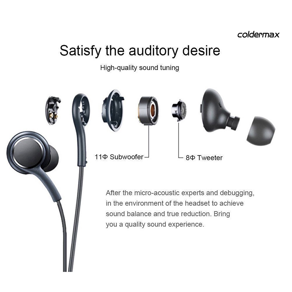 Tai nghe nhét tai cách âm jack cắm 3.5mm cho điện thoại di động/ máy tính