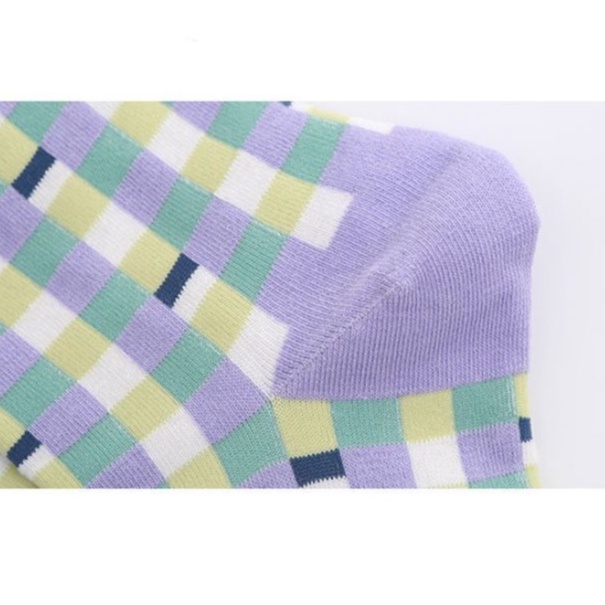 Tất cotton cổ cao họa tiết nhiều kiểu xinh xắn phong cách Hàn Quốc cho nam và nữ