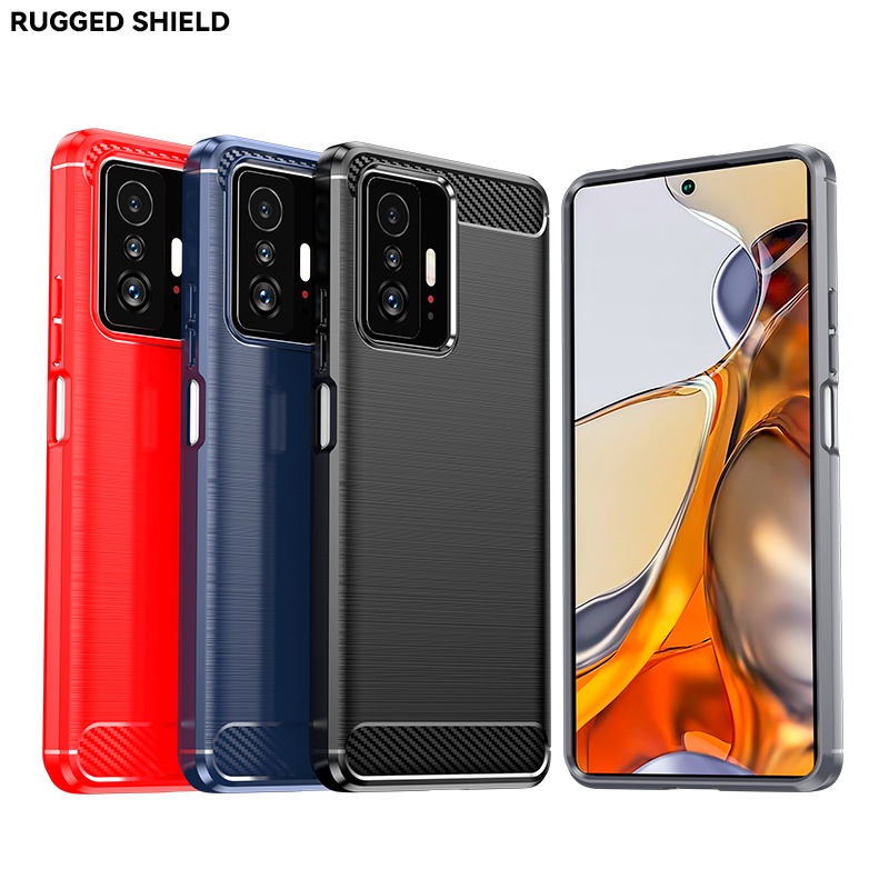 Ốp điện thoại cao su mềm mỏng chống sốc cho Xiaomi Mi 11T Pro