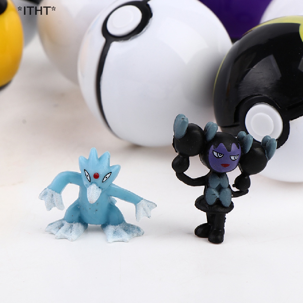 Set 12 Mô Hình Quả Bóng Pokemon Nhật Bản Dễ Thương