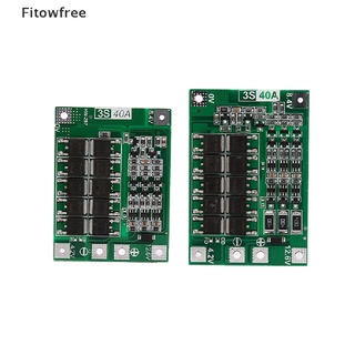 Bảng mạch bảo vệ sạc pin lithium fitw 3s 40a 18650 cho động cơ máy khoan