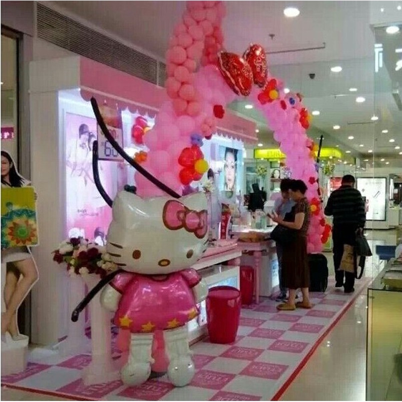 Bong bóng Hello Kitty kích thước 70 * 114cm làm quà sinh nhật cho bé