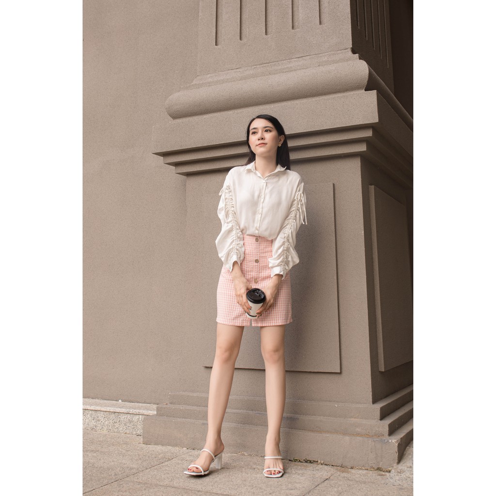 MINX - Áo String Tie Sleeve Shirt