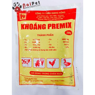 Bột Khoáng Premix 200g