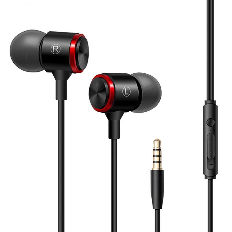 Tai nghe nhét tai thể thao siêu Bass 3.5mm có mic cho Xiaomi redmi note 7 Samsung iPhone