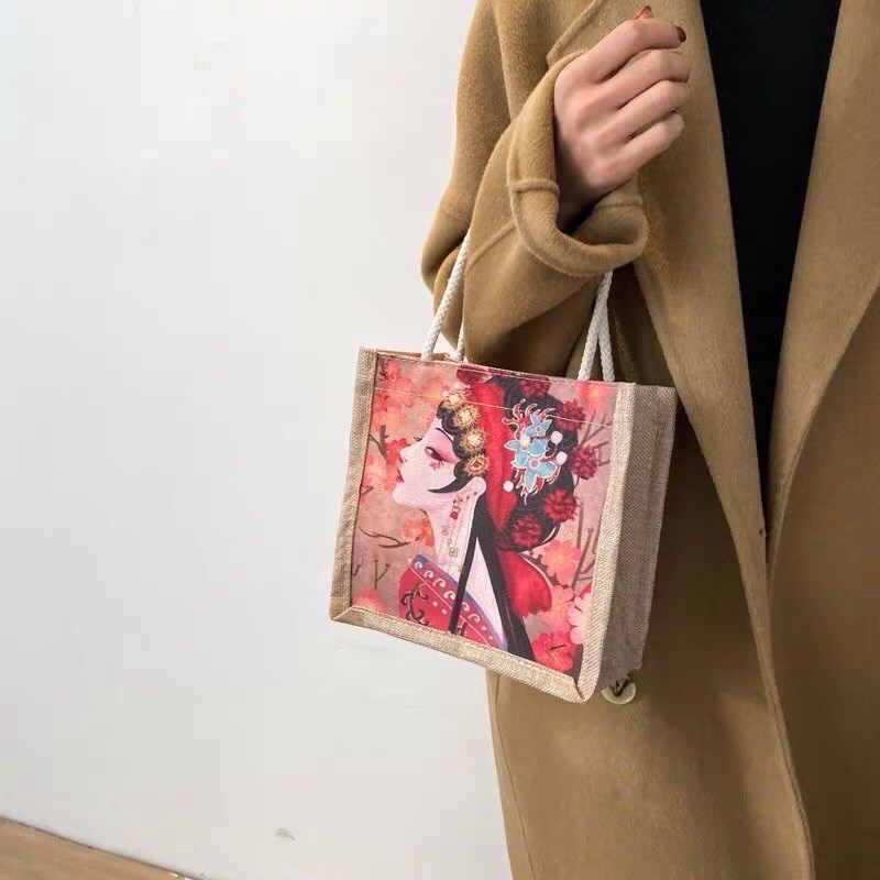 Túi xách cói phong cách Vintage