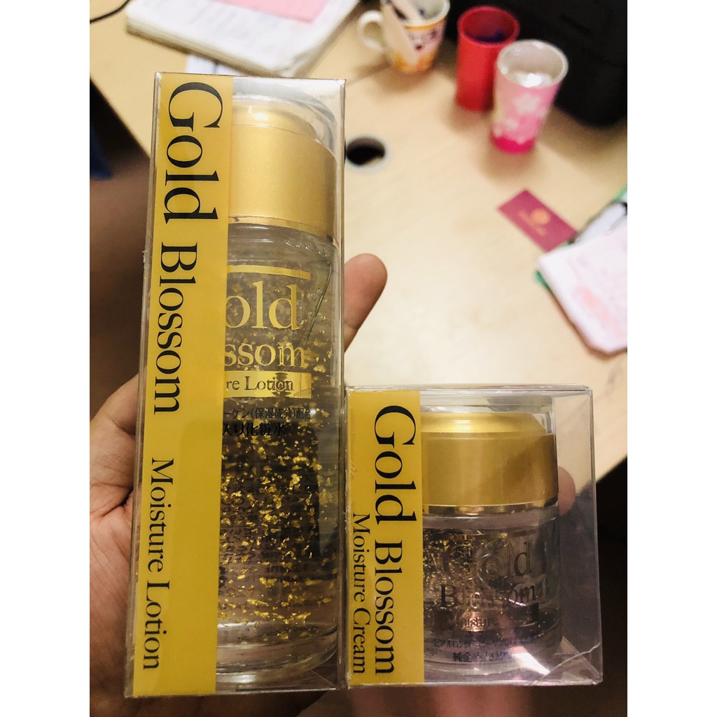 [Sẵn Hàng] Nước Hoa Hồng Tinh Chất Vàng 24K Gold Blossom - Nhật Bản