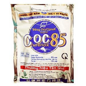 COC 85 gói 1KG - TÂN QUY -THUỐC TRỪ BỆNH - Trừ Nấm Bệnh Coc85 - Coc 85 WP-Coc 85 WP (Curenox OC 85WP