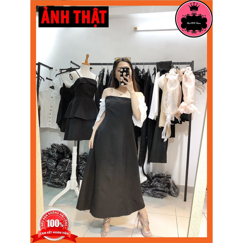 VÁY DỰ TIỆC - ĐẦM MAXI CÓ MÚT NGỰC VẢI COTTON FREESIZE | BigBuy360 - bigbuy360.vn