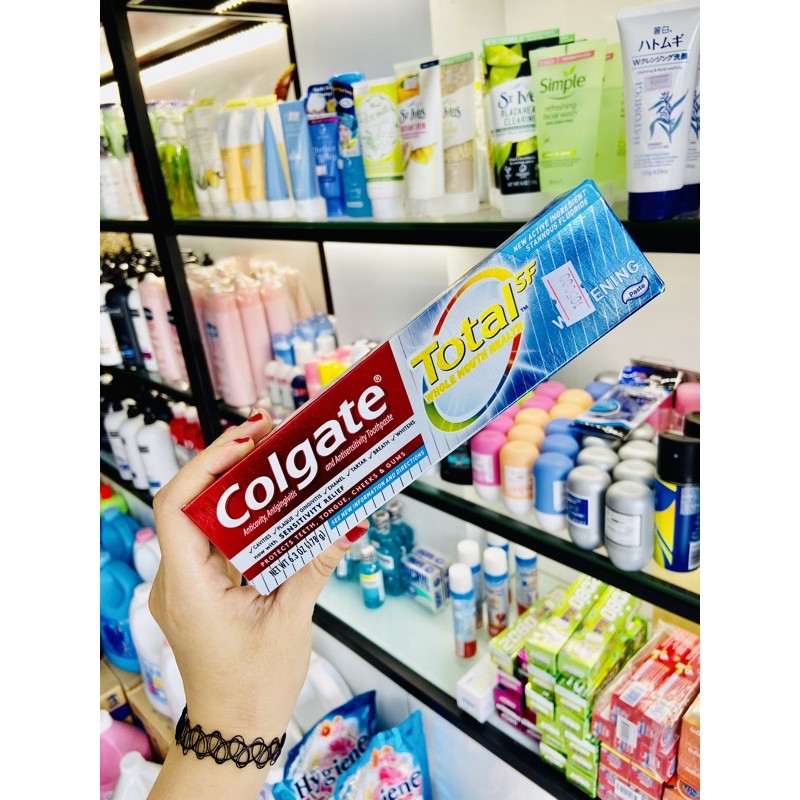 Kem Đánh Răng MỸ Colgate Total Whitening 181gr