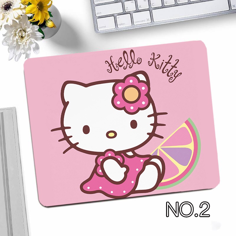 Miếng Lót Chuột Chống Trượt In Hình Hello Kitty