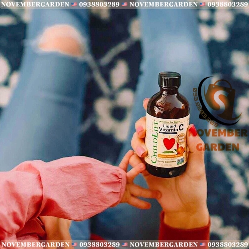 Siro cam Childlife Liquid Vitamin C 118ml cho trẻ em
