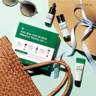 [ CHÍNH HÃNG 100%] Bộ Chăm Sóc Da Some By Mi AHA-BHA-PHA 30 Days Miracle Travel Kit